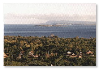 Bira - Blick auf die vorgelagerten Inseln